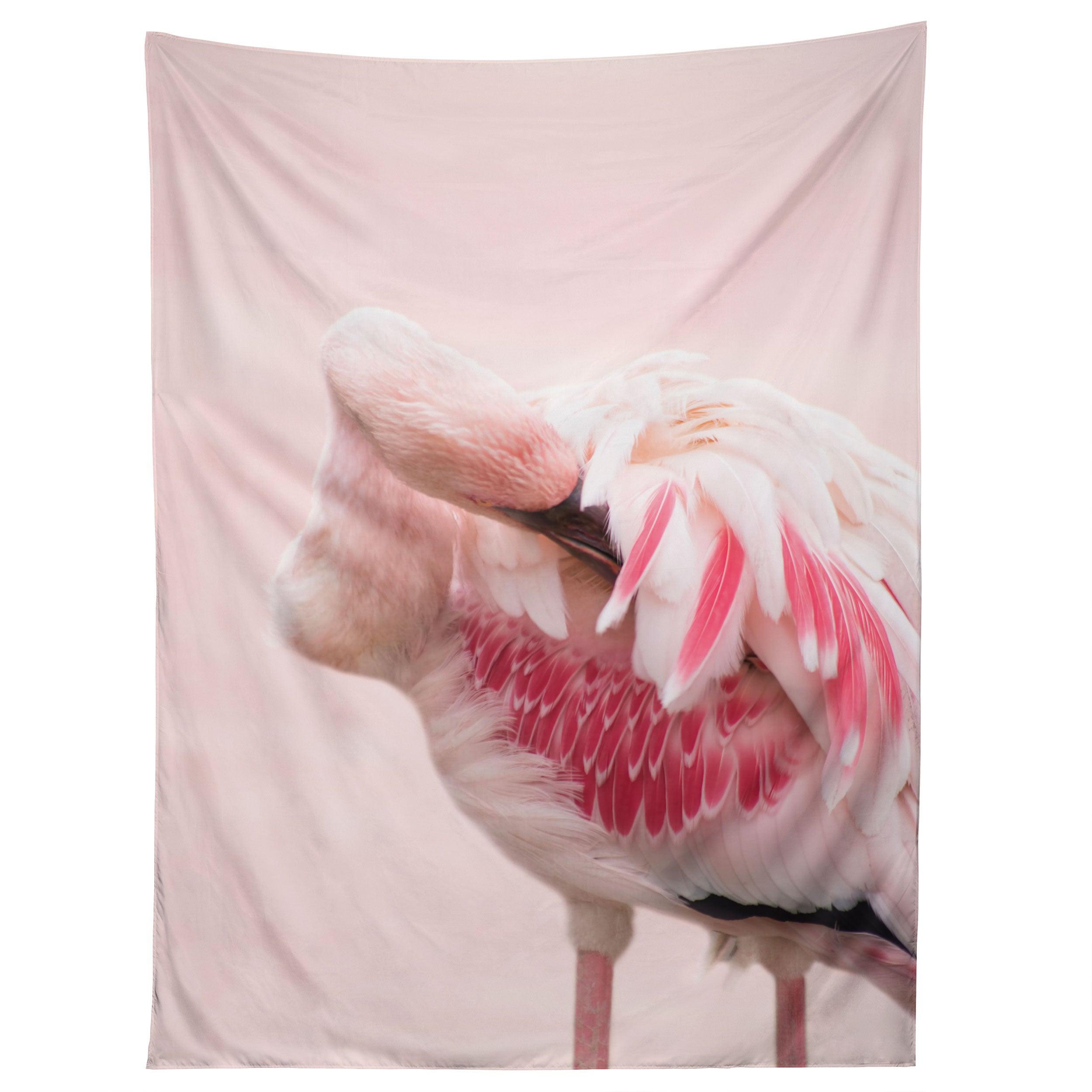 FLAMINGO LOVE tapestry 75x100