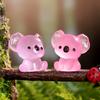Glow-in-the-dark Koala Micro Landscape Gardening DIY Crystal Ball Decoration Accessories Cute Little Koala Resin Decoration