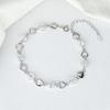 Niche Design Star Chain Tassel Bracelet for Women Fantasy Blue Crystal Beads Elastic Rope Bracelet Best Friend Jewelry Gifts