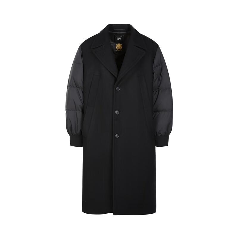CROQUIS Men's Winter Lapel Wool Blend Coat