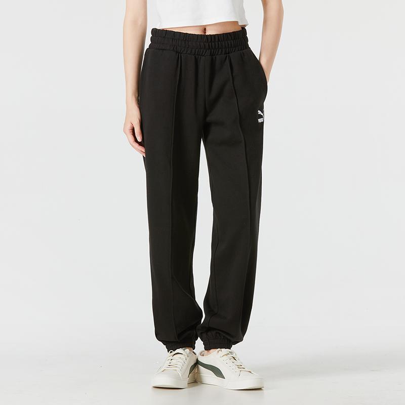 Puma Classics Logo Joggers Women Bottoms Black 673628-01