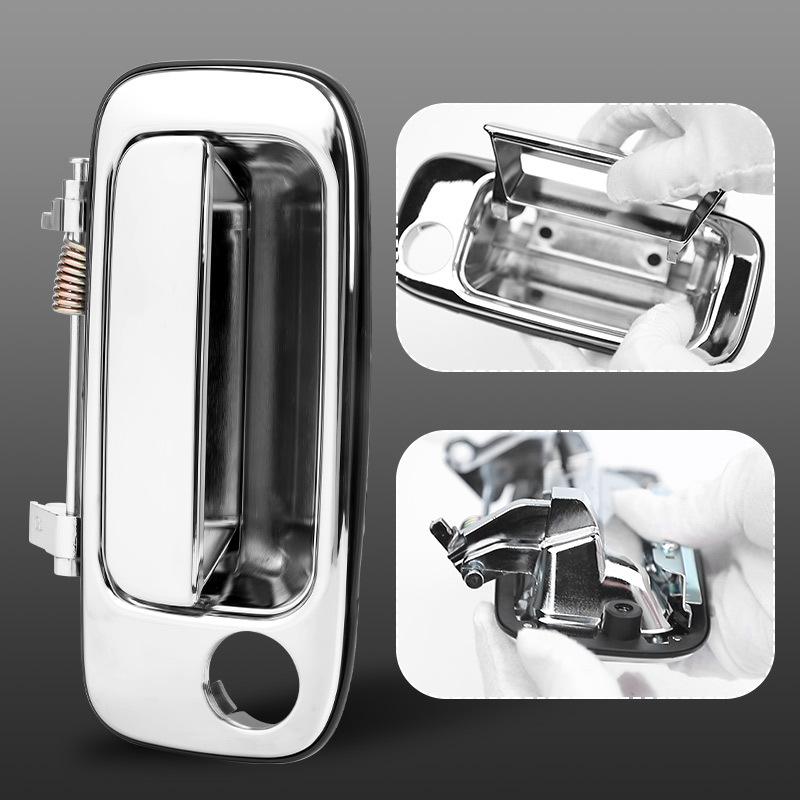 Car Front Right Outer Door Handle Chrome Exterior Door Handle For Toyota Landcruiser J80 Series 1990-1998 For Lexus LX450