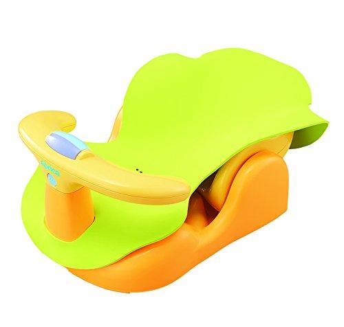 Aprica Badestuhl YE 91593 Geeignet für Neugeborene und Babys ab dem ersten Bad Gelb,