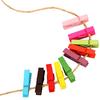 100Pcs Sealing Wooden Clamp DIY Craft Photo Clip Food Snack Storage Clamp