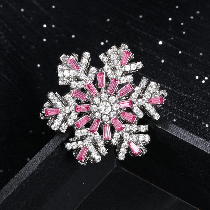 Spilla Fiocco di Neve di Alta Gamma: Spilla Corsage 3D per Abiti e Cappotti