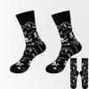 8 Pairs of New Men's Socks Plus Size Cotton Halloween Tube Sock Thanksgiving Women's Socks
