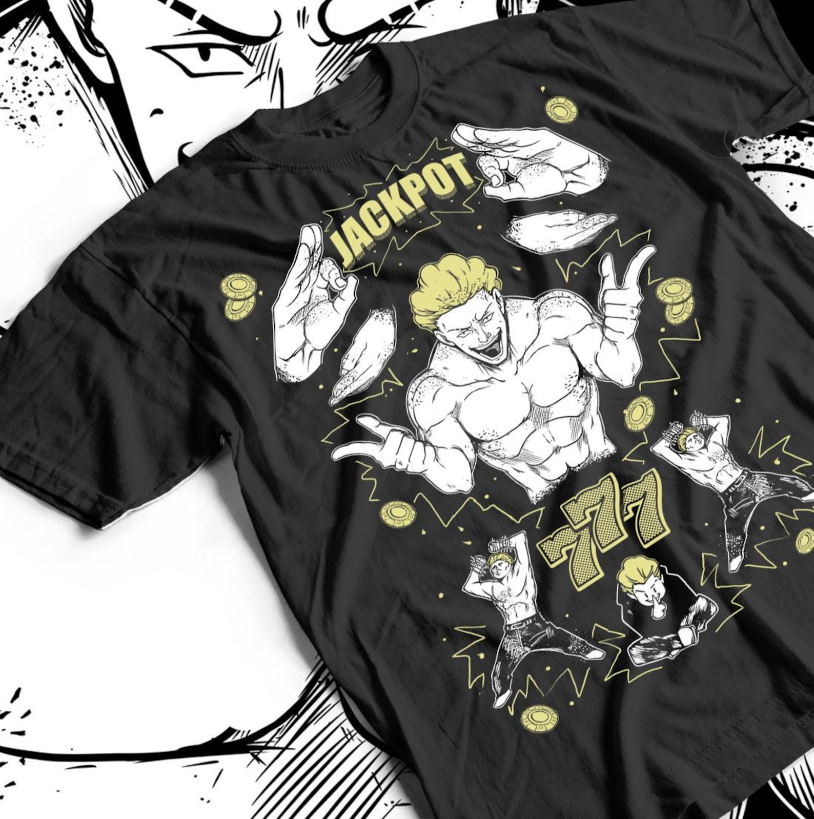 Anime Manga Character Tee | Japanese Manga Design S