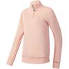 Fila Golf Series Loose Fit Pullover Stand Collar Knit Raglan Long Sleeve Golf Shirt Women Tops A11W545228F-PK