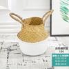 Hand-woven Nordic Grass Flower Basket Hand-woven Basket Home Living Room Flower Pot Decoration Rattan Basket