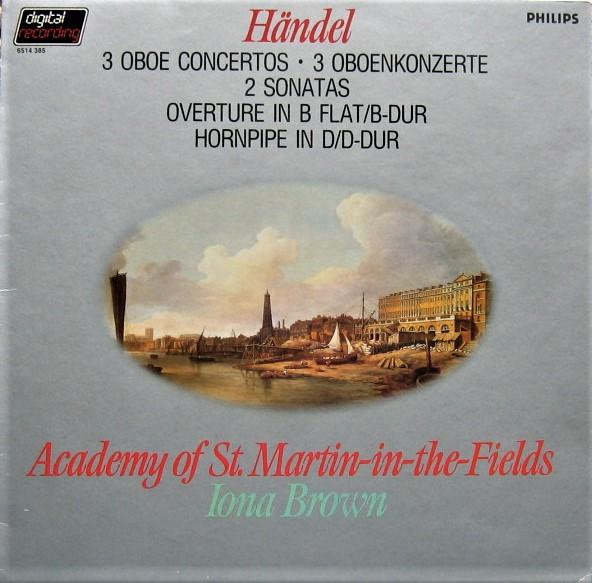 

LP Record ACADEMY OF ST. MARTIN-IN-THE-FIELDS - Handel: 3 Oboe Concertos, 2 Sonatas 6514385 PHILIPS 1983 Netherland Classical Used