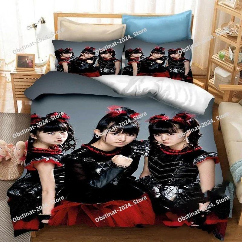 3d Printing BABYMETAL Rock Band Bedding Set Boys Girls Twin Queen Size Duvet Cover Pillowcase Bed Kids Adult Home Textiles