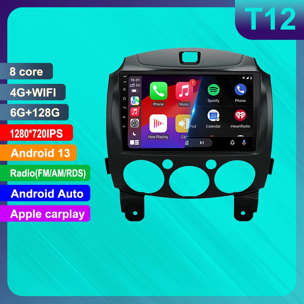 Mazda 2 (2007-2014) Android GPS Navigation System with Bluetooth & CarPlay