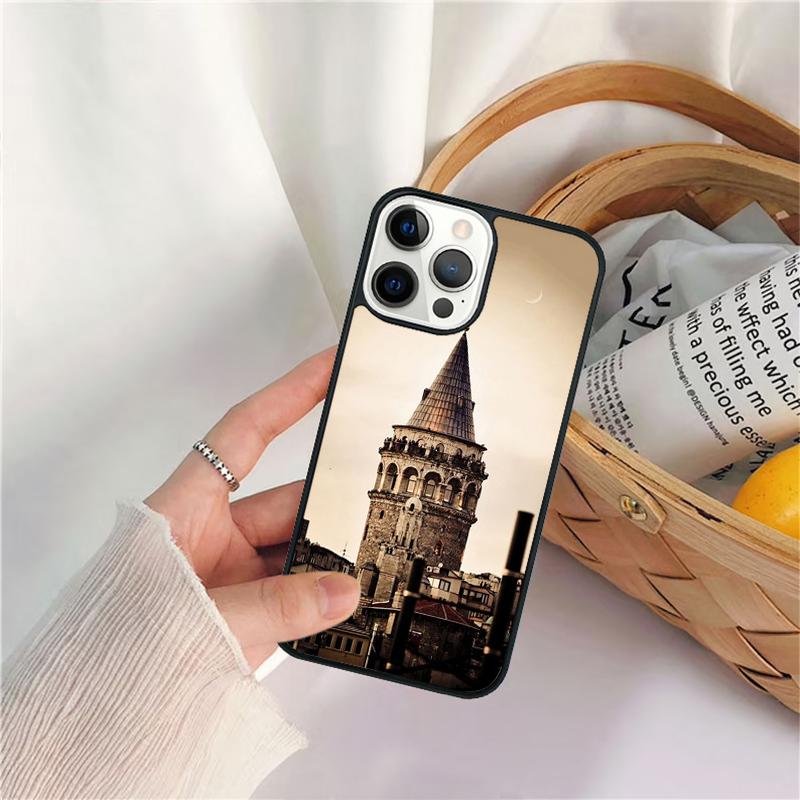 

Турция Стамбул Пейзаж Чехол для телефона Для iPhone 17 Air 16 15 14 11 12 13 Pro MAX Plus coque Обложка Корпус iPhone 11pro max