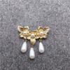Vintage Animal Metal Brooch With Artificial Gemstone Ideal For Women And Kids Gift