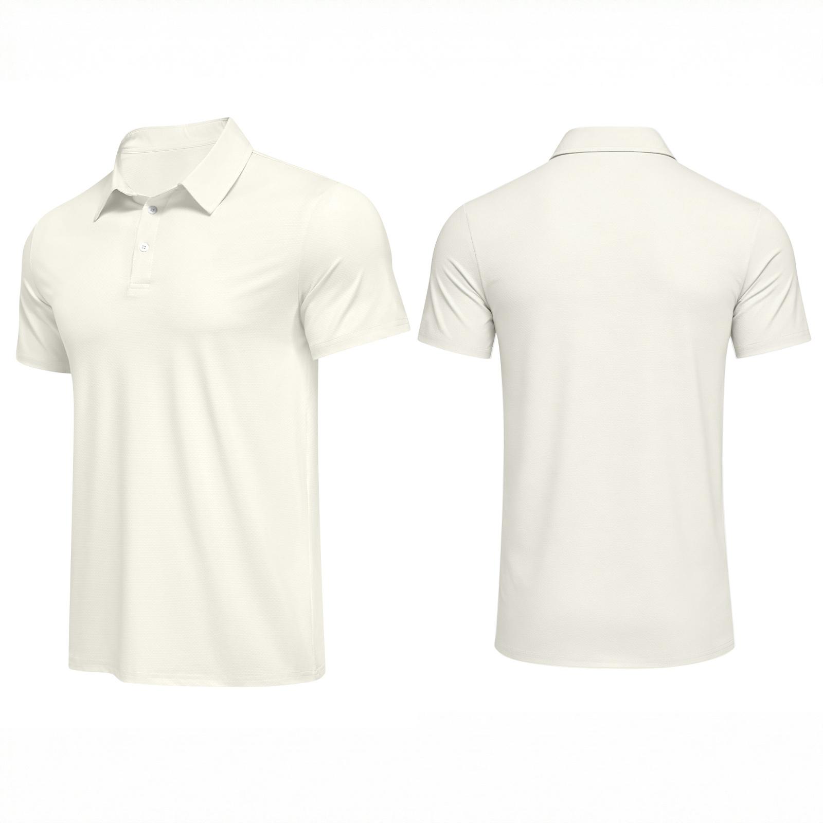Men s Casual Quick-Dry Golf Shirt L бежевый