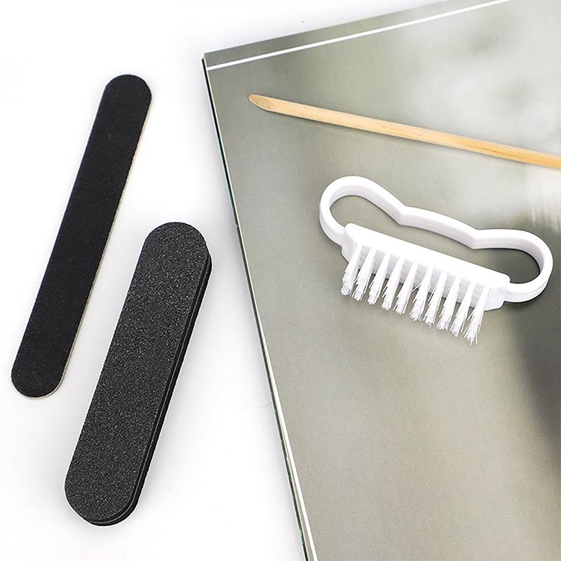 Horn Nail Brushes Nail Art Manicure Pedicure Soft Remove Dust Powder Cleaning Brush Tools Transparent Horn Brushes