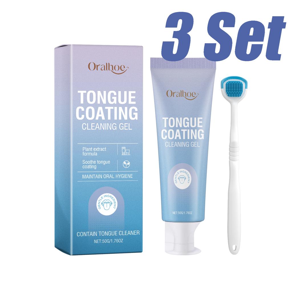 Silikon Zungenschaber Entfernt Zungenbelag Hemmt Mundbakterien Verbessert Mundgeruch Erfrischer Zungenreinigung Zahnbürsten-Set