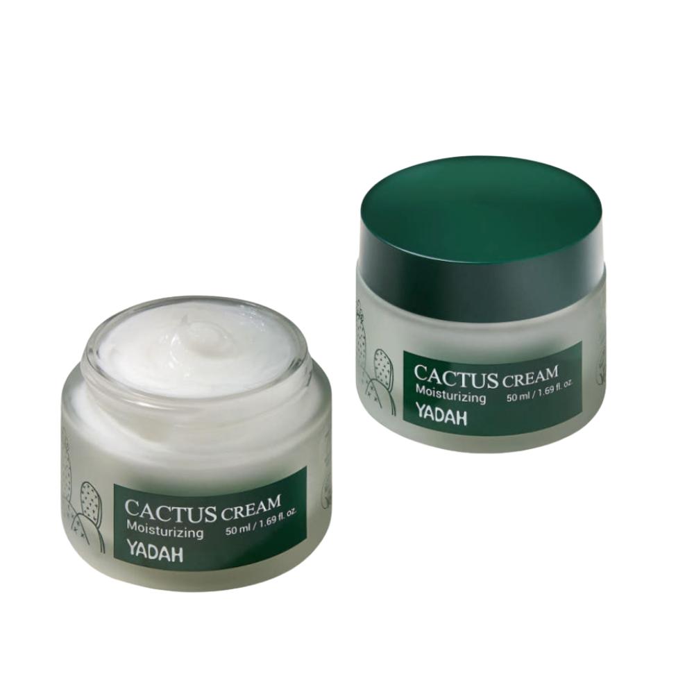 YADAH Cactus Panthenol Cream 50ml × 2ea
