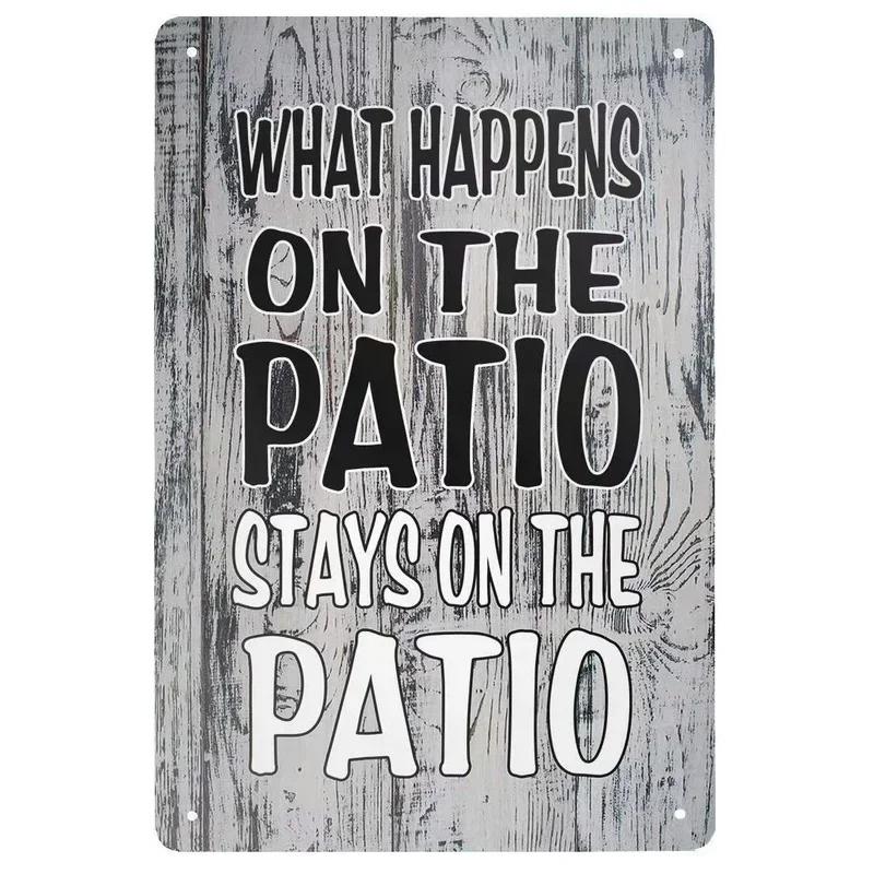 Vintage Tiki-Inspired Man Cave Signs - "Tool Rules", a Farm Fresh Decoration for Garage,Garden,Home,Cafe, Living Room, Club,