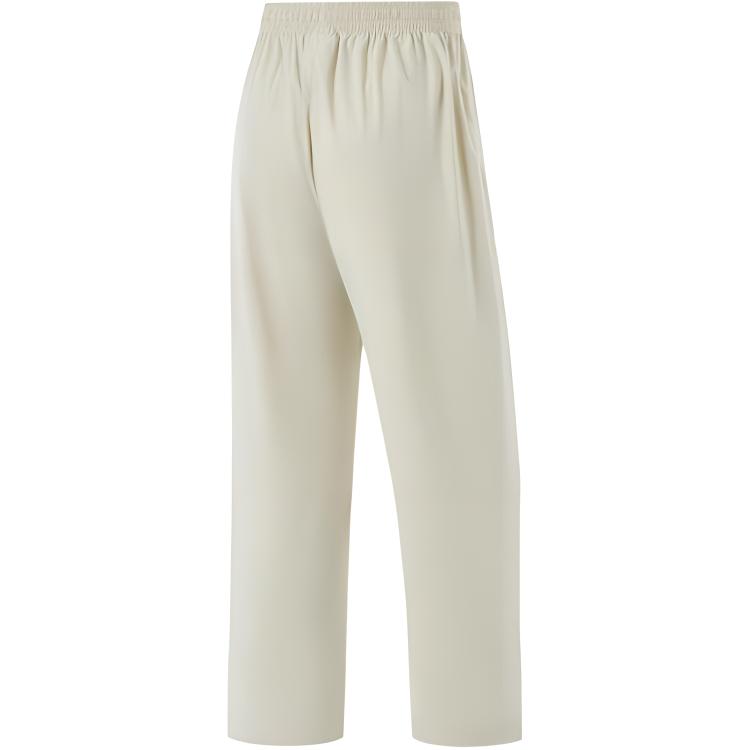 Li-Ning Comfortable Breathable Versatile Solid Color Sports Long Pants Women Bottoms Porcelain-Secret AYKU700-1