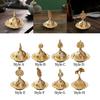 Arabic Incense Burner Candlestick Holder Ornament Metal Censer Cone for Yoga