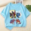2026 Summer Cotton Versatile Breathable Cool Parent Child Wear Transformers Autobots Attack Cartoon Printed Children's T-shirt