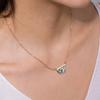 European & American Style Irregular Butterfly Pendant Necklace - Women's Versatile Simple Clavicle Chain