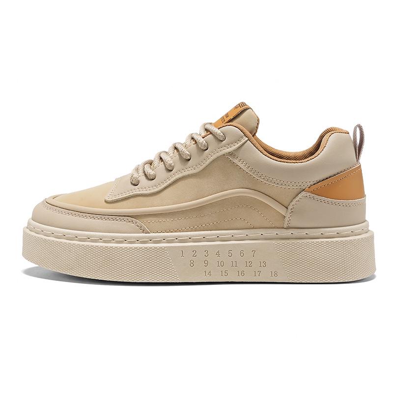 European Men's Thick-Soled Casual Sneakers - High-End, Cool, Versatile, Trendy Shoes for Spring and Autumn