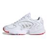 adidas Originals Falcon 2000 Pelle Sintetica Mesh Casual Leggere Scarpe Lifestyle Basse Donna sneaker Bianco Grigio EG5475