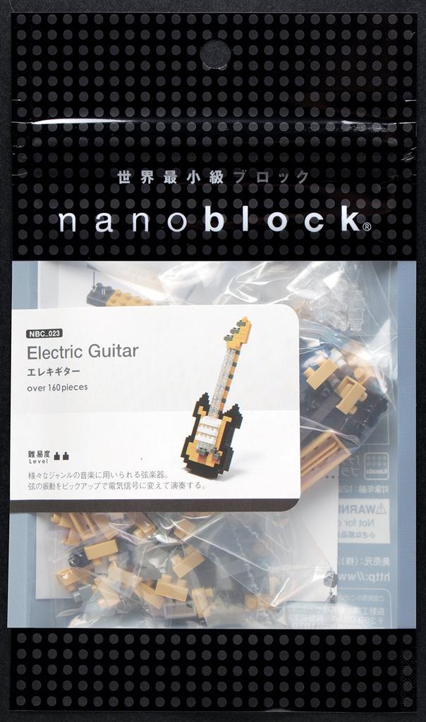 Nanoblock Collection Electric Guitar 160 Pieces