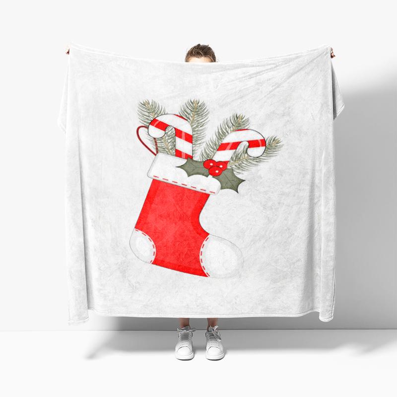 Wohndekoration Plüsch Überwurf Sofadecke Tagesdecke Bett flauschig weiche Decken Dekor Plaid Modern Halloween Frohe Weihnachten Winter