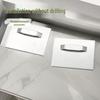 60x80 Adhesive Mirror Hook for Bathroom - Thickened Hardware for Glass or Picture Frame Hanging