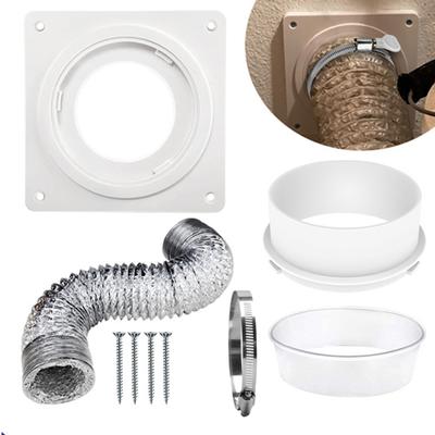 Trockner Entlüftung Wandplatte mit Flexible Schlauch Breite Anwendung Universal Einfache Installation Twist Lock Trockner