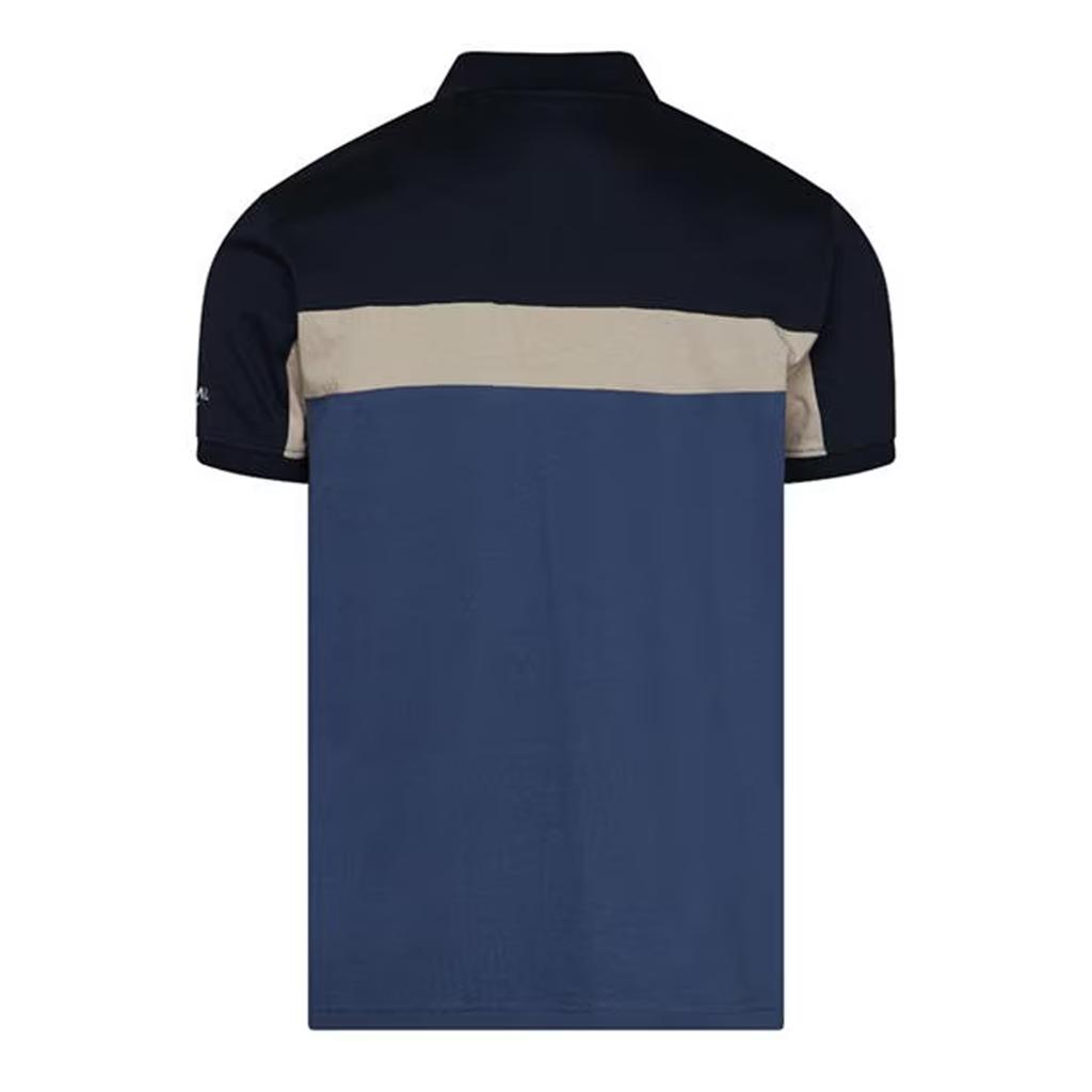 C.P. Company Mens Colour Block Half Zip Regular Polo Shirt