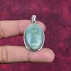 Aquamarine 925 Solid Sterling Silver Pendant, Handmade Gemstone Pendant Jewelry, Gifts For Wife Brand New Pendant