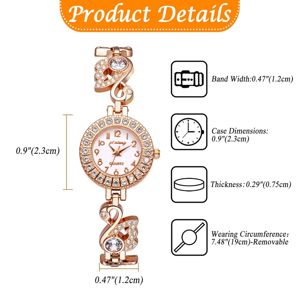 Funkelnde Uhr mit analoger stilvoller Diamant-Quarz-Modeuhr für Damen Perfektes Geschenk für Tag Süß, Damenanzeige Wasserdicht, Uhr, - Geburtstage,
