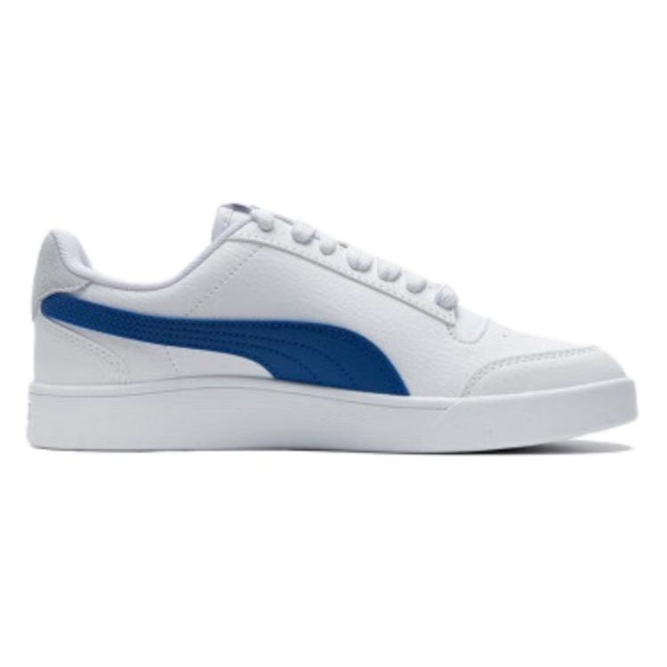 Puma Shuffle Simple Comfortable Breathable Low-Top Sneakers Unisex Sneakers White Blue 309668-32