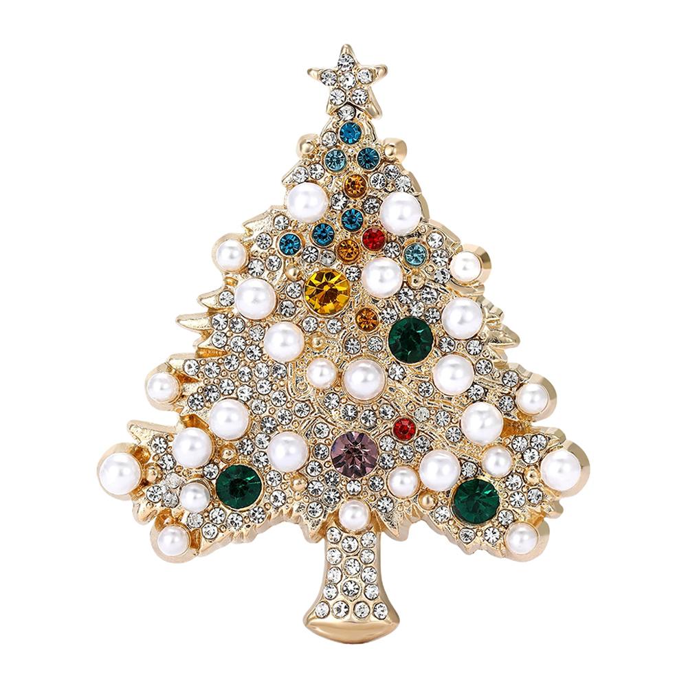 

Christmas Brooch Vintage Retro Style Design Christmas Brooch Unisex Christmas accessory Party Brooch Banquet Elegant Pin