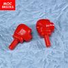 5 paires Briques MOC Partie du corps Main Gant de boxe 4cm Tenue de figurine bb0524 bb0523 Blocs de construction DO-IT-YOURSELF Poupées Jouets Cadeaux pour enfants