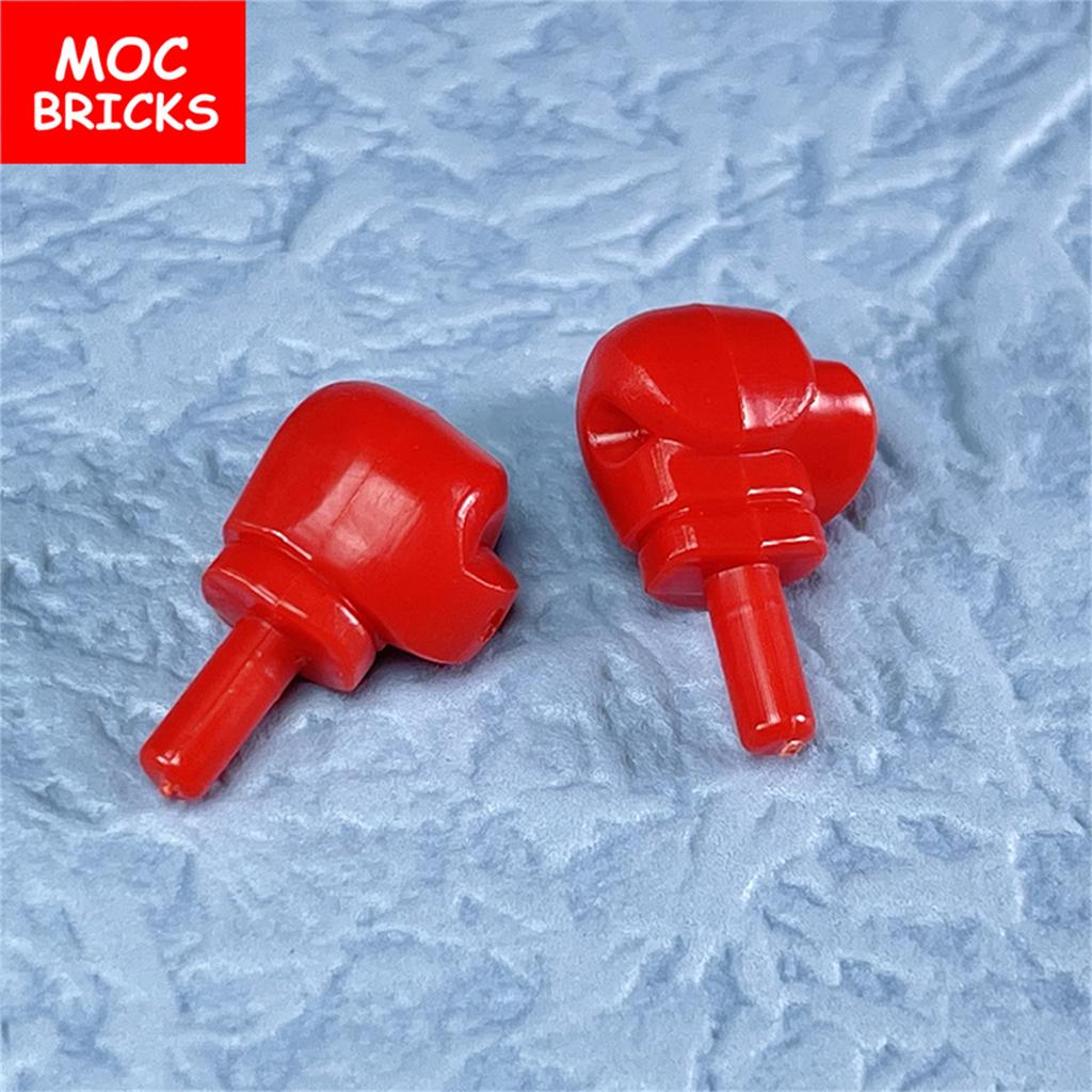 5pairs MOC Bricks Body Part Hand Boxing Glove 4cm Figure wear bb0524 bb0523 Building Blocks DIY Dolls Toys Kids Gifts