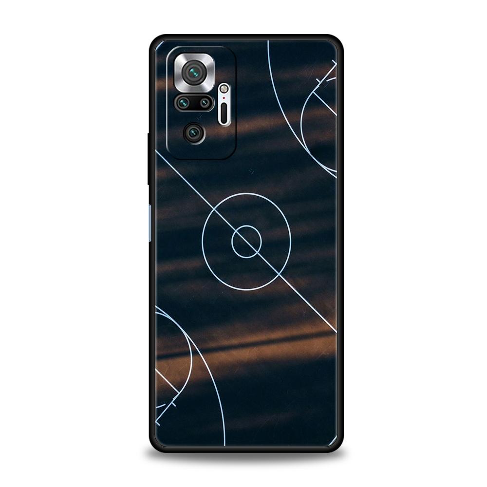 

Чехол для телефона для Redmi 14C 13C 10C Note 14 13 12 10 11 K40 K50 Gaming Pro Plus Мягкий ТПУ Футбол Баскетбол Тактическая доска Redmi K50