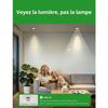 HOMEOW Spots LED Encastrables Anti-éblouissement 7W, 660LM, 3 Couleurs, IRC 95, IP44, Découpe 68-80mm, Lot de 6 pour Salle de…