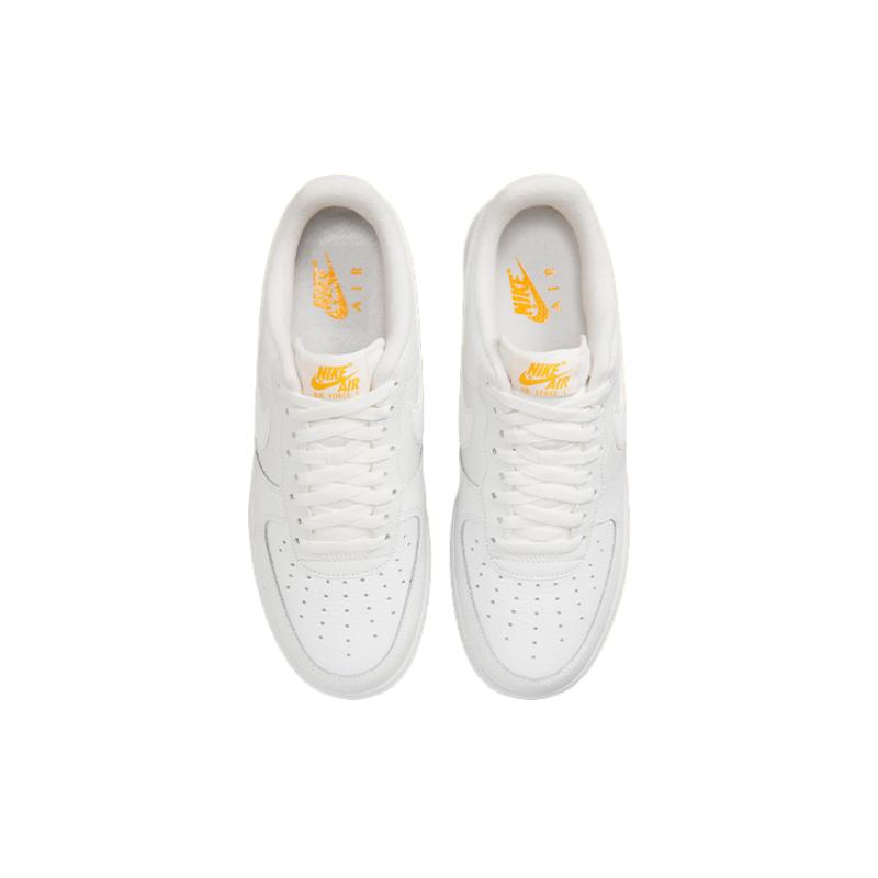 Nike Air Force 1 Low '07 White University Gold Gum Sneakers DZ4512-100