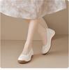 Soft-soled Casual Spring and Autumn Casual Shallow Mouth Single Shoes Women's Wedge Heel Thick-soled Women's Shoes Flat-soled Rocking Shoes