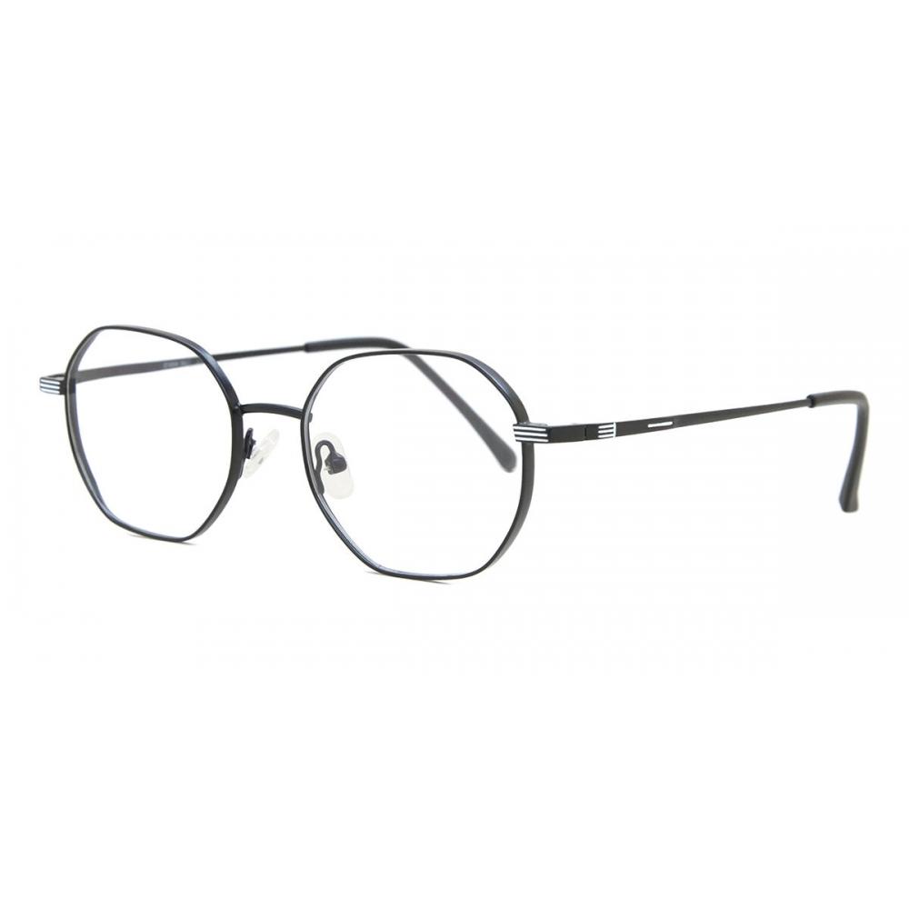 Full Rim Geometric Black Smartbuy Collection Hurp M297d Fashion Unisex Eyeglasses