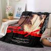 1pc Scarface-Inspired Flannel Blanket - Soft Cozy All-Season Throw for Bedroom, Sofa, Camping, Travel - Perfect Gift for Movie FansB81