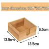 Bamboo Multi-functional Square Tissue Holder for Restaurants and Hotels