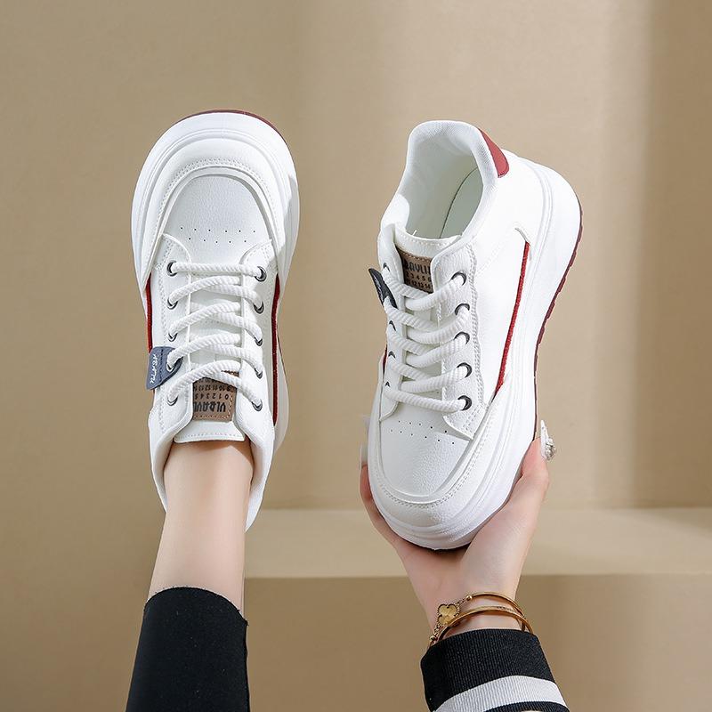 Little white shoes new winter student versatile casual trendy shoes platform high top board shoes 1