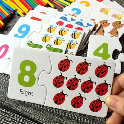 Sayı Tanıma Kartları: Anaokulu Çocukları İçin Eğitici Masa Oyunu
