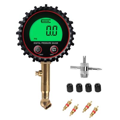 0-255 PSI Professionelles Lesegerät Reifenluftdruckmesser für Auto LKW Fahrrad Motorrad Langlebiger Luftkompressor